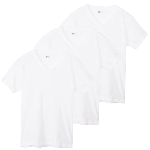 半袖シャツ 半袖 3枚組 丸胴仕様 3P 青ラベルVネックTシャツ HM2125G-010-M