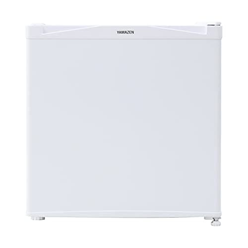 [山善] 冷蔵庫 46L 右開き YFR-51(W) ホワイト 一人暮らし 小型 1ドア 静音 省エネ 製氷スペース付き