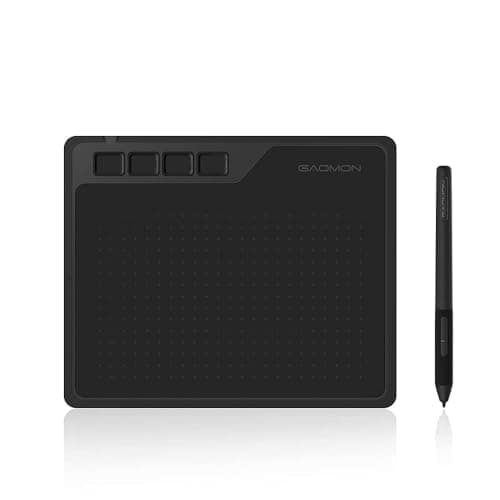 GAOMON ペンタブ S620 板タブ 筆圧8192レベル 充電不要ペン 絵描き 初心者 ペンタブレット 6.5x4インチ 〈2年保証〉