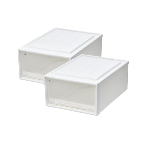 【通販限定2個セット】天馬 収納ボックス フィッツケース クローゼット 幅39×奥行53×高さ23cm 収納ケース 衣装ケース 53-39M