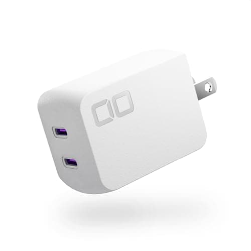 CIO NovaPort DUOⅡ 65W PD急速充電器 USB-C×2 2台同時充電 世界最小級（ホワイト）