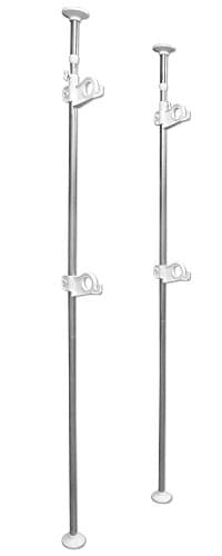 HEIAN SHINDO 突っ張りベランダ物干し竿受け ステンレス 2段 取付高さ 210~280cm 耐荷重22kg MC-80 平安伸銅工業