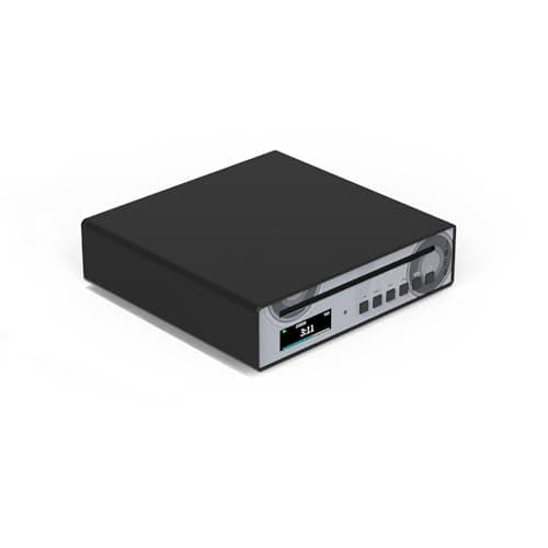 SMSL PL100PRO CDプレーヤー ハイレゾ対応/高性能DAC「CS43131」x2搭載 / RCA・XLR出力対応/同軸デジタル・光デジタル出力対応 / 4.4ｍｍバランス・3.5ｍｍアンバランス出力端子付き ディスクプレーヤー フルバランス DAC ヘッドホンアンプ プリアンプ 一体型 車載プレーヤー【S.M.S.L公式正規品】(ブラック)