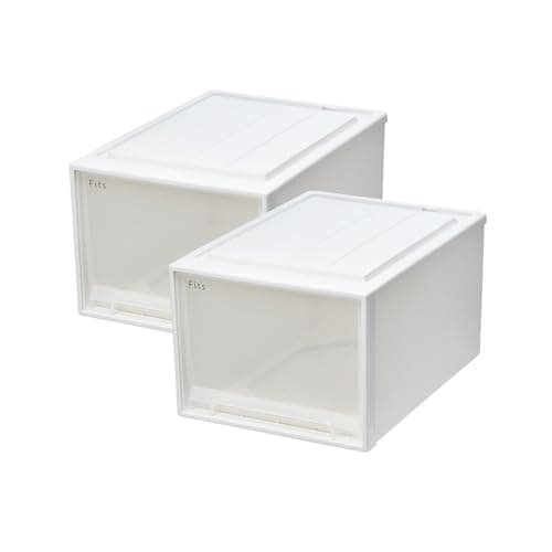 【通販限定2個セット】天馬 収納ボックス フィッツケース クローゼット 幅39×奥行53×高さ30cm 収納ケース 衣装ケース 53-39L