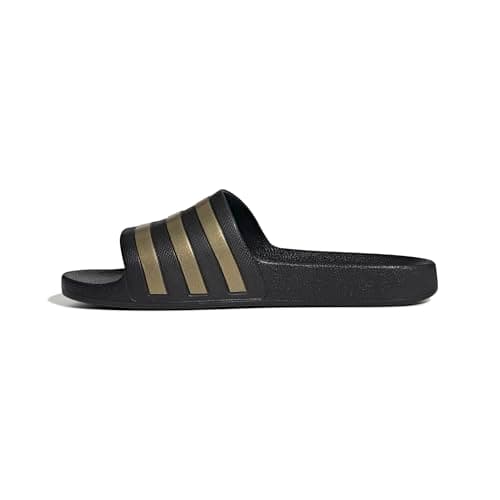 [adidas(アディダス)] スポーツサンダル ADILETTE AQUA(DBF11) コアブラック/ゴールドメタリック/コアブラック(EG1758) 27.5 cm