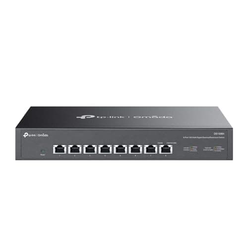 【Amazon.co.jp限定】TP-Link 8ポート 全ポート10G対応 10G マルチギガビット アンマネージ プラグ&プレイ Omada対応 スイッチングハブ DS1008X