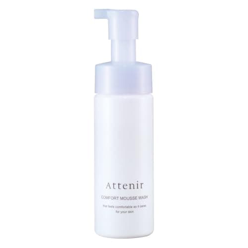 アテニア (Attenir) コンフォートムースウォッシュ (150ml 約1～1.5か月分) 泡で出る洗顔/泡洗顔 フォーム (アミノ酸/セラミド) シトラスハーブの香り