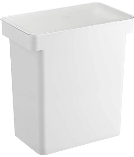 山崎実業(Yamazaki) 密閉 米びつ 20ｋｇ 計量カップ付 ホワイト 約W41×D24×H42.5【蓋開口時：65.5㎝（米びつ)】 約7.8×7.3×7.4(計量カップ）cm タワー 湿気 酸化防止 キャスター付き 5425
