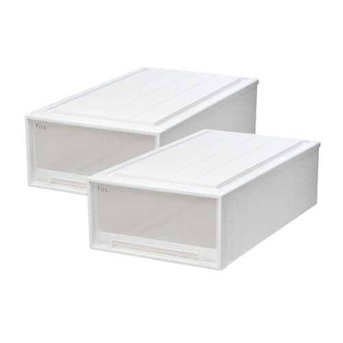 【通販限定2個セット】天馬 収納ボックス フィッツケース 押入れ 幅44×奥行74×高さ23cm 収納ケース 衣装ケース 74-44M