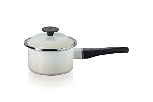 ル・クルーゼ(Le Creuset) ホーロー 鍋 EOS ソースパン 14 cm メレンゲ ガス IH 対応 【日本正規販売品】