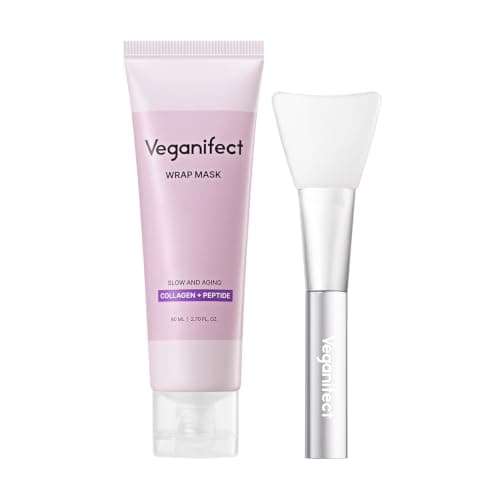 【公式】VEGANIFECT コラーゲンラップマスク 80mL コラーゲンラッピングマスク ピールオフパック 塗って剥がす ハリ ツヤ