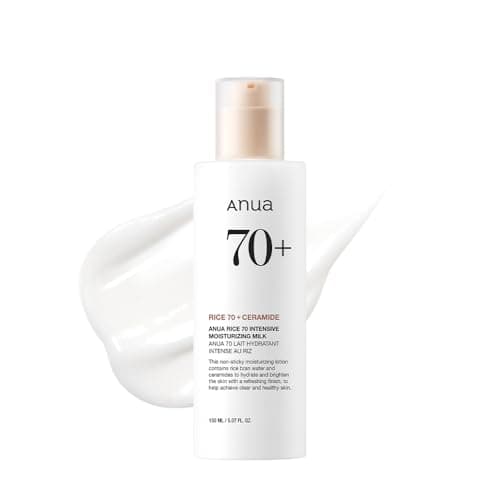 ANUA (アヌア)ライス70インテンスモイスチャーミルク150ml 乳液 水分保湿 うるツヤ 素肌ケア ナイアシンアミド 米エキス 乾燥肌 混合肌 rice lotion スキンケア 韓国乳液 韓国コスメ【公式・正規品】