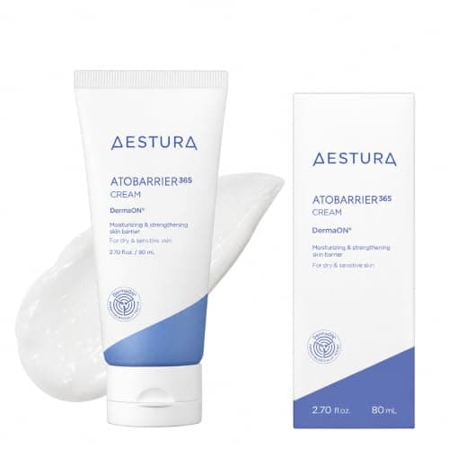 【AESTURA】 アトバリア365 クリーム 韓国コスメ 保湿クリーム スキンケア 乾燥肌 敏感肌 無香料 無着色 セラミド 低刺激 ダーマコスメ (80ml) (アトバリアクリーム 80ml)