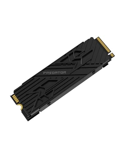 Acer Predator GM7000 ヒートシンクモデル M.2 SSD 2TB PS5/PS5 Pro動作確認済み DRAMキャッシュ搭載 NVMe 2280 PCIe Gen4×4 超高速(最大読み取り：7400MB/s、最大書き込み：6700MB/s) 内蔵SSD 高耐久 3D NAND TLC メーカー5年保証