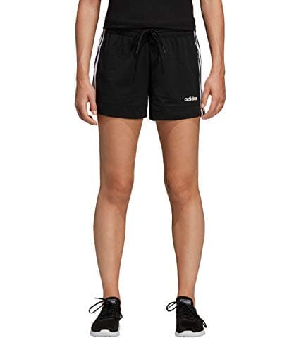 [adidas(アディダス)]トレーニングウェア エッセンシャルズ スリーストライプス ショーツ [Essentials 3-Stripes Shorts](FRV00) レディース ブラック/ホワイト(DP2405) 日本 J/OT (日本サイズ2L相当)