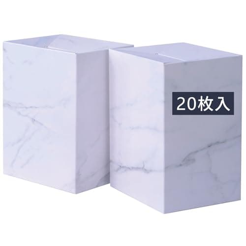 20枚セット サニタリーボックス 使い捨て ゴミ箱 トイレ エチケットボックス ごみ箱 使い捨て 見えない 臭わない おしゃれ 車内 車用品 便利グッズ 紙製 来客 (ホワイト)