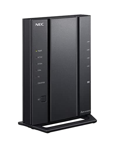 【Amazon.co.jp 限定】NEC WiFi ルーター AG2600HS2 4LDK 3階建向け Wi-Fi5 (11ac) / Atermシリーズ 4ストリーム (5GHz帯 / 2.4GHz帯) ‎AM-AG2600HS2【 iPhone 13 / 12 / SE(第二世代) / Nintendo Switch メーカー動作確認済み】