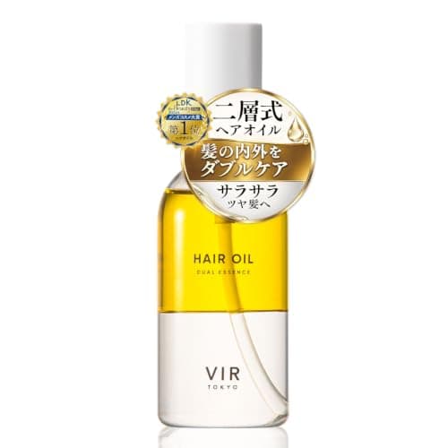 VIR TOKYO(ウィルトーキョー) ヘアオイル DUAL ESSENSE(オイル+美容液) 120ml サラサラ 洗い流さないトリートメント 髪 内外ケア スカルプケア 金木犀の香り