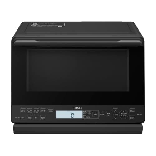 日立 過熱水蒸気 オーブンレンジ ヘルシーシェフ 31L MRO-S8D K ブラック 重量センサー 250℃1段式ワイドオーブン