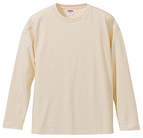 [ユナイテッドアスレ] 5.6オンス 長袖Tシャツ 501001 [メンズ] 019 ナチュラル XL