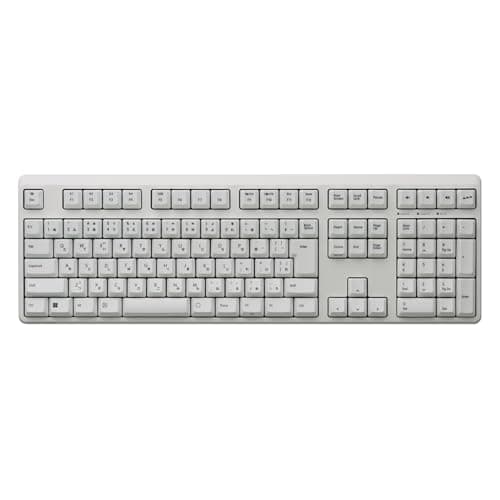 REALFORCE R4 キーボード ハイブリッド フル かな有 45g 日本語配列 スーパーホワイト R4HA71