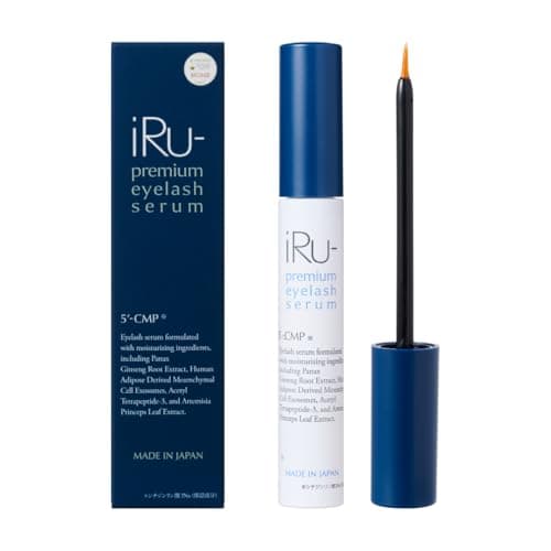 【美容家 渡邉柊 開発】iRu- まつ毛美容液 プレミアム アイラッシュセラム 5mL キャピキシル配合 アイルー まつけ美容液 目元美容液