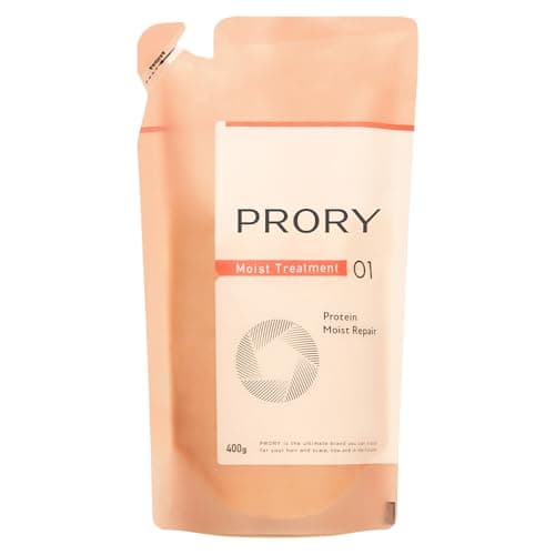 PRORY プロリー モイストリペア トリートメント 洗い流す インバス 素髪再成 頭皮ケア うねり ダメージケア (つめかえ用/400g)