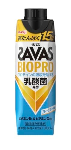 ザバス(SAVAS) BIOPRO ヨーグルト味300ml×12本 明治 【Amazon.co.jp限定】