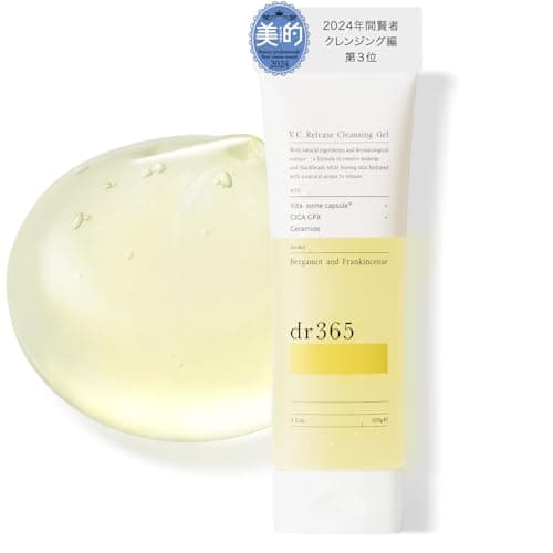 dr365 V.C.リリースクレンジングジェル ビタミンc 毛穴 敏感肌 メイク落とし 洗顔 肌荒れ ニキビケア オイルフリー 角栓 保湿 100g