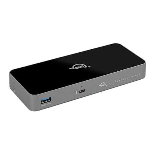 【OWC直営】OWCThunderbolt 5 Hub （OWCサンダーボルト5 ハブ）Thunderbolt 5 ×3 / USB-A ×1 / 80Gbps双方向データ速度 / 最大120Gbpsディスプレイ接続/独立型デイジーチェーン×3 / 4K-8K接続 / 最大3台の8K接続 / Thunderbolt 認定取得 / 最大140W給電 (Thunderbolt 5)
