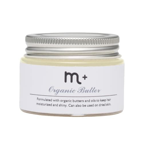 【公式】m+ エムプラス オーガニック ヘアバーム サラ艶髪 スタイリング 45g （ホワイトムスクの香り） サロン専売品