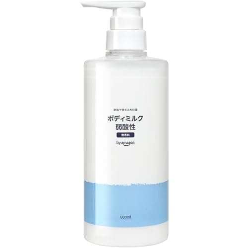 by Amazon 大容量 弱酸性ボディミルク 600ml 無香料