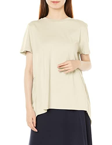 [ビス] Tシャツ 【ORGABITS(R)】 異素材切り替えティアードチュニックTシャツ【sustainable】 レディース BVM12430 クリーム Free Size