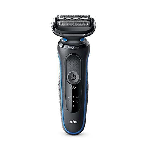 ブラウン(Braun) 50-B1000S(ブルー) 密着シリーズ5 充電式シェーバー 3枚刃