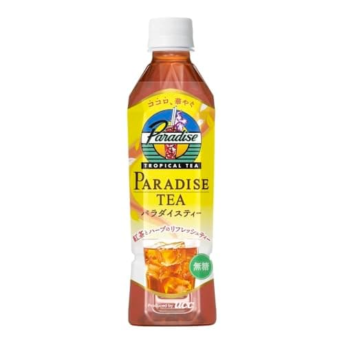 パラダイストロピカルティー UCC パラダイスティー 紅茶とハーブのリフレッシュティー 無糖 ペットボトル 450ml×24本