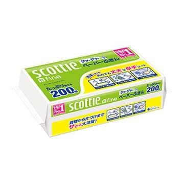 日本製紙クレシア スコッティペーパーふきん サッとサッと３０パック