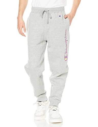 [チャンピオン] Cotton USA 裏起毛 スクリプトロゴ イージーパンツ ロングパンツ ベーシック C3-X212 メンズ オックスフォードグレー S