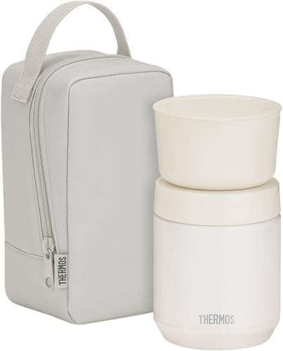 【食洗機対応モデル】 サーモス 真空断熱スープランチセット 300ml グレージュ スープジャー・容器セット JEE-550 GG