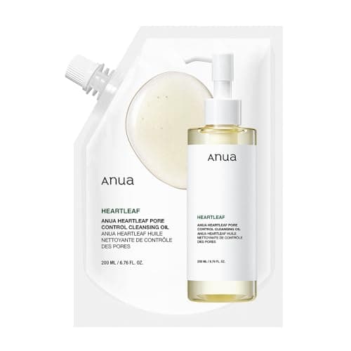 ANUA(アヌア)ドクダミコントロールクレンジングオイル200ml (レフィル) 詰め替え用 毛穴 角質 皮脂 黒ずみケア メイク落とし ゆらぎ肌 オイリー肌 heartleaf cleansing oil つめかえ用 スキンケア【公式・正規品】