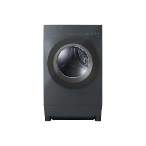 TOSHIBA(東芝) ドラム式洗濯乾燥機 幅59.9㎝ 洗濯8kg 乾燥4kg 左開き TW-84GS4L(H) ナイトグレー 抗菌ウルトラファインバブル洗浄 ヒーター式乾燥 Ag+抗菌水 温水抗菌ウルトラファインバブル洗浄 インバーター制御