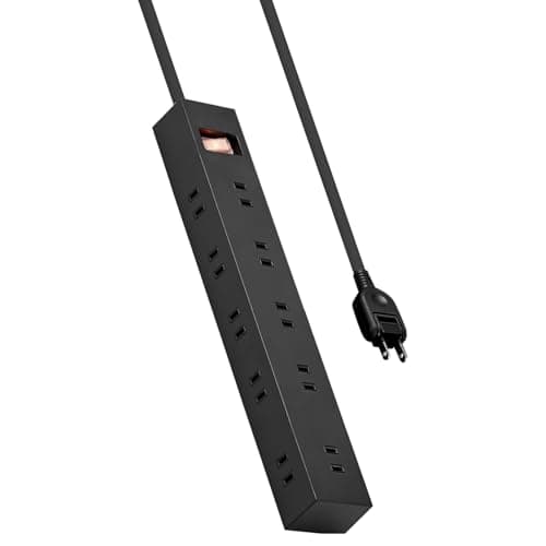 エレコム 電源タップ 10個口 10m マグネット 雷ガード 一括スイッチ ほこりシャッター スイングプラグ ブラック ECT-15100BK
