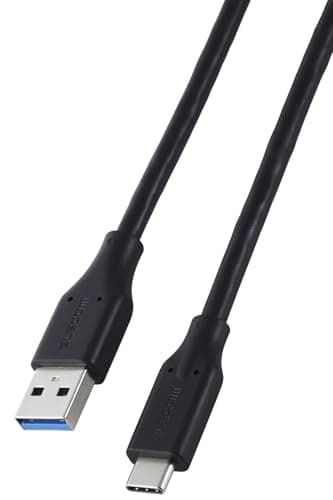 エレコム usb c ケーブル 1m Type-C to USB-A USB3.2 急速充電 5Gbps 15W 【iPhone/Xperia/Galaxy/iPad/MacBook などに対応】 ブラック MPA-ACEC5G10BK