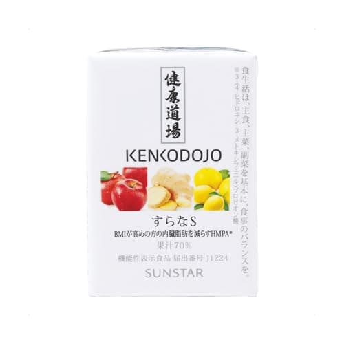 サンスター すらなS 100ml×30本 機能性表示食品 内臓脂肪 コレステロール 食後血糖値 トリプル対策