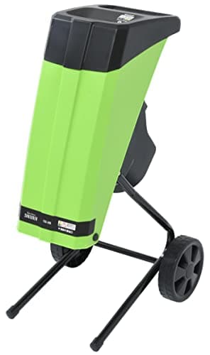 山善(YAMAZEN) 電動ガーデンシュレッダー 園芸用電動粉砕機 AC電源 小枝粉砕機 自動 容量45L 簡単組立 車輪付き 安全装置 家庭菜園 木くず ごみ処理 庭木 YGS-30B グリーン