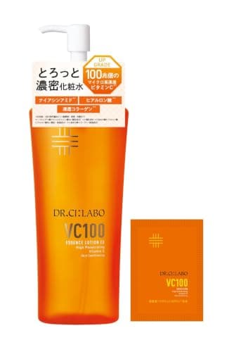 ドクターシーラボ VC100 エッセンスローション ビタミンC 化粧水 透明感毛穴 キメ (EXV285ml+ VCエマルジョンパウチ)