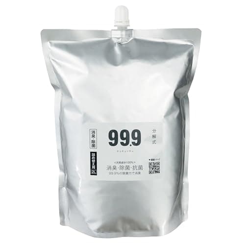 【マルチ消臭除菌スプレー】99.9(ｷｭｷｭｯｷｭ) 除菌消臭 詰替用2L(ご自宅ｻｲｽﾞ) ホテルも導入される 除菌&消臭スプレー 天然成分