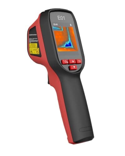 HIKMICRO E01 サーモグラフィーカメラ 240x240 SuperIR 解像度、20Hzフレームレート、手持ち型赤外線サーモカメラ、バッテリー寿命11H、-20°C~400°C測定温度範囲