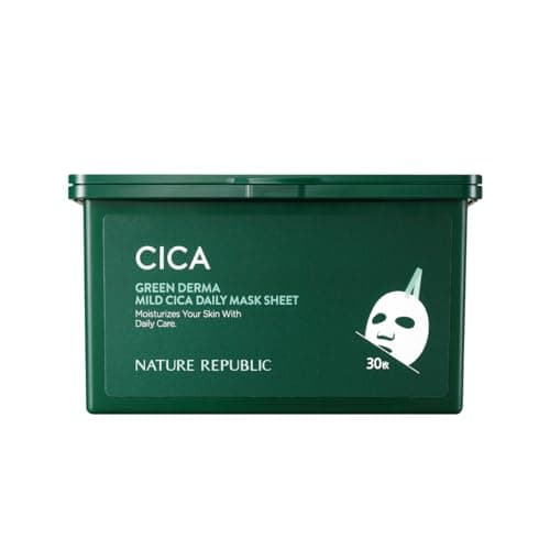 NATURE REPUBLIC ( ネイチャーリパブリック ) グリーンダーマCICA デイリーシートマスク 30枚(350ml)×1 大容量 ( CICA / セラミド )