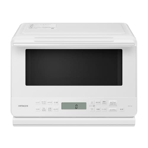 日立 オーブンレンジ 27L MRO-F6D W ホワイト フラット庫内 250℃ 1段式 お手入れ簡単