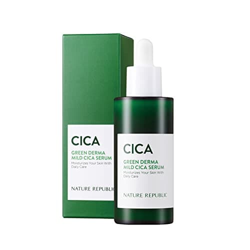 【NATURE REPUBLIC OFFICIAL】ネイチャーリパブリック グリーンダーマCICA セラム50ml ダーマケアシリーズ シカ成分 しっとり保湿 肌鎮静 トラブル肌ケア 韓国コスメ ツボクサエキス配合 鎮静 シカ成分 敏感肌 集中ケア 肌バリア ダーマコスメティック 敏感肌ケア